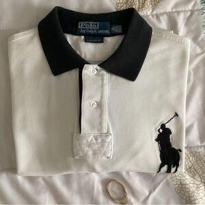 Ralph Lauren Black and White Polo Shirt